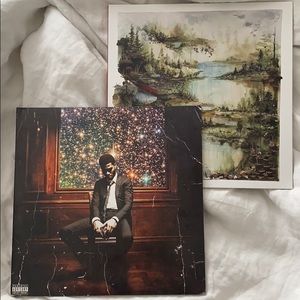 Kid Cudi & Bon Iver Vinyl Records